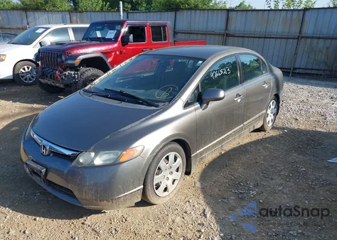 2008 Honda Civic Lx из США, поврежденный, VIN 2HGFA16588H314343